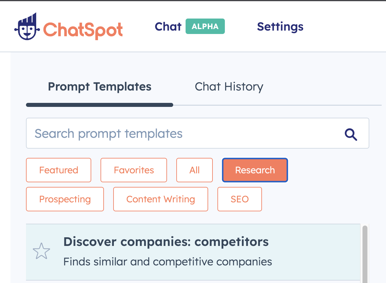 Discover Companies AI Competitor Analysis Prompt