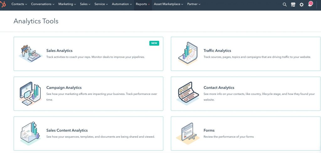 Analytics Tools HubSpot