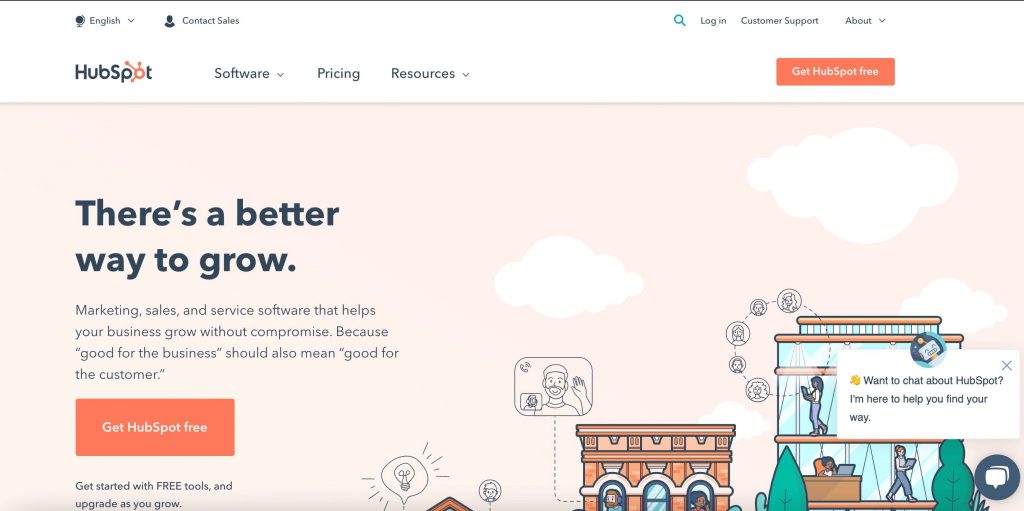 hubspot home