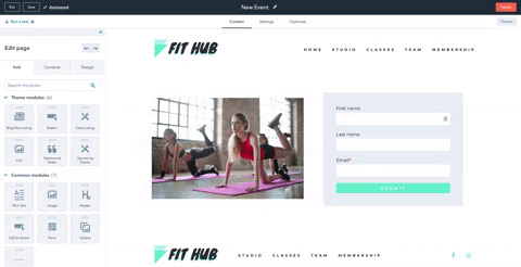 hubspot landing pages