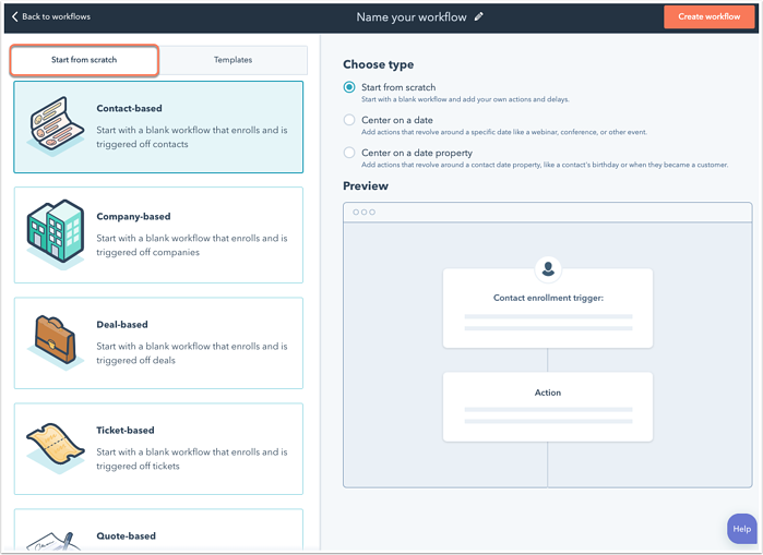 Come creare flussi di lavoro o Workflow con HubSpot