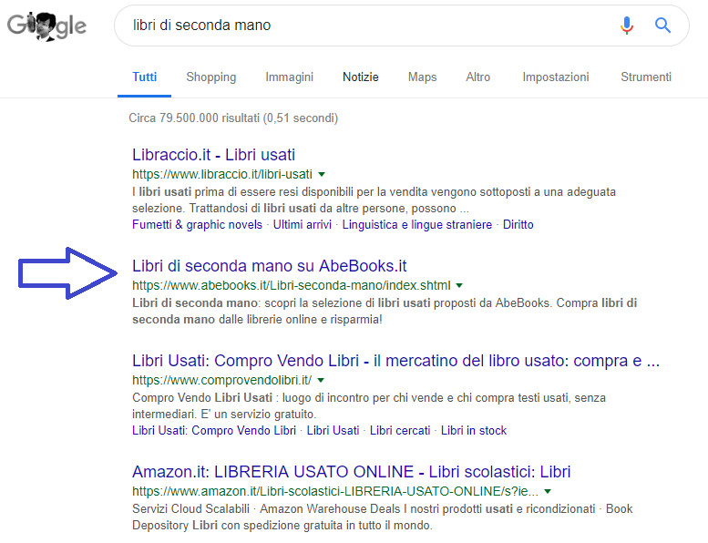 risultati di ricerca di google per capire ottimizzazione seo