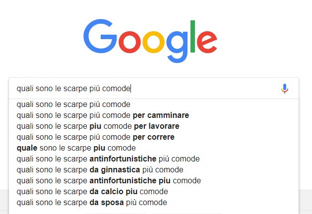 snippet di google per trovare parole chiave