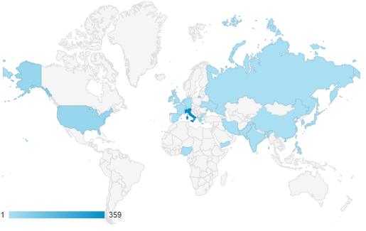 screenshot dati geografici GA per creare campagne Facebook 